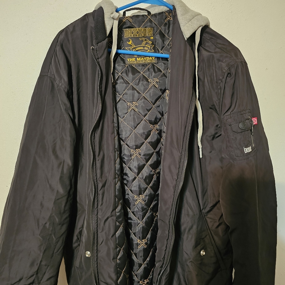 Dixxon flannel co jacket mens large black